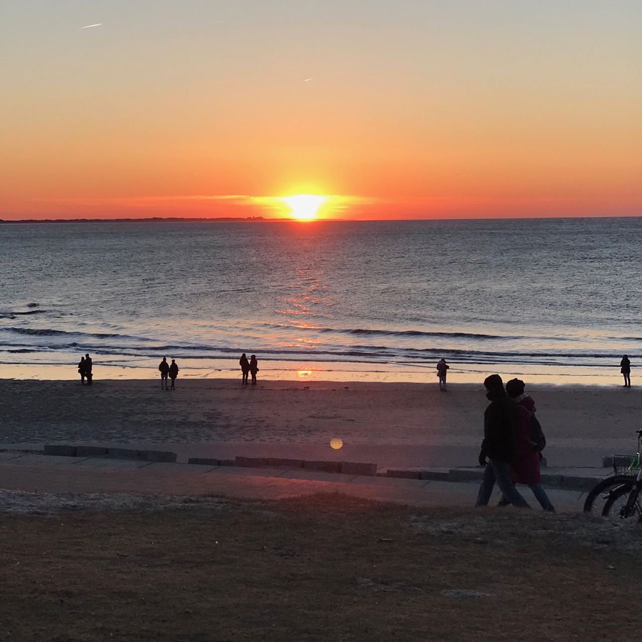 Norderney: Sonnenuntergang an der Westküste